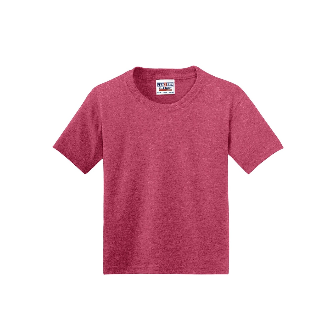 JERZEES® Dri-Power® Heathered Youth 50/50 Cotton/Poly T-Shirt